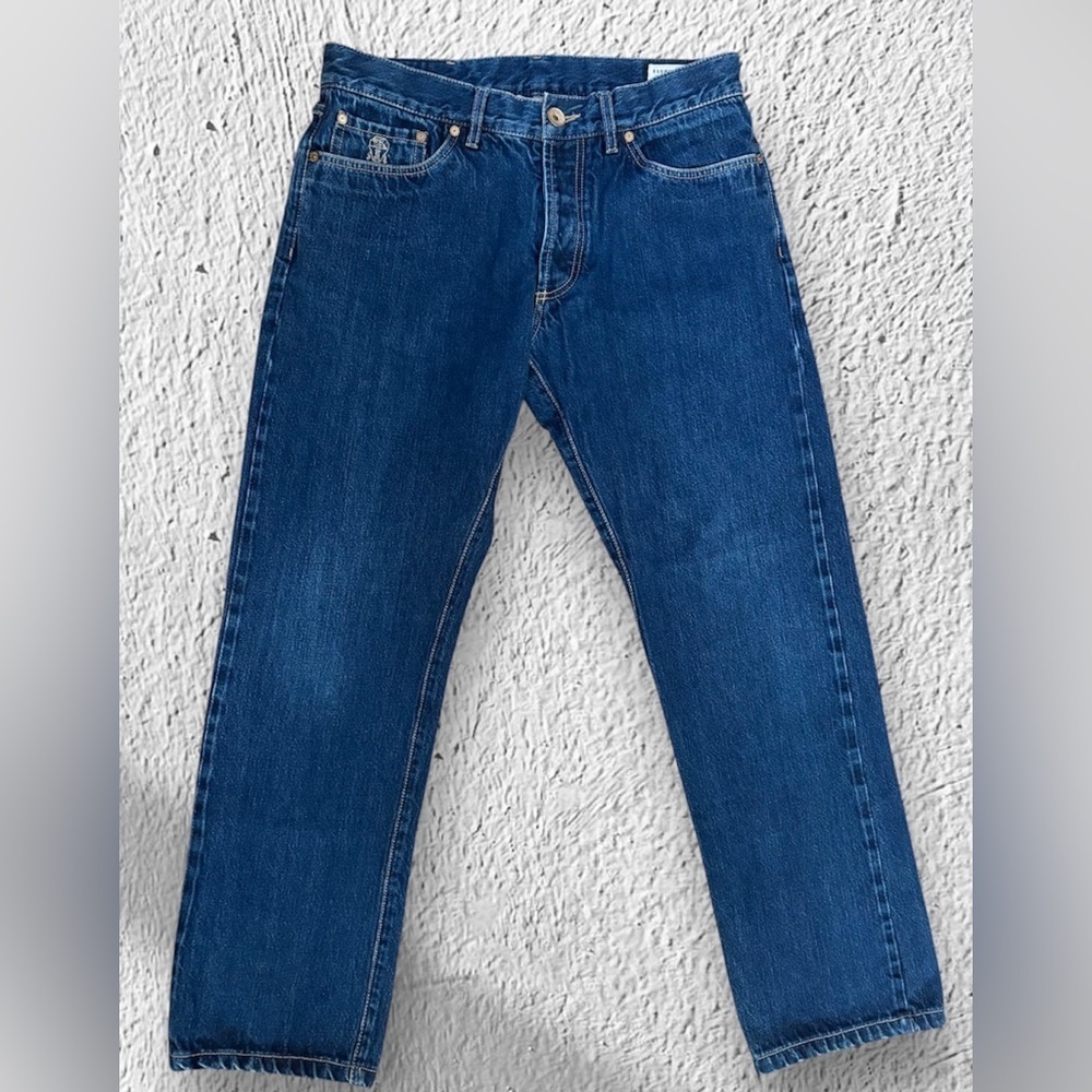 Brunello Cucinelli Five Pocket Button Fly Jeans Size 48